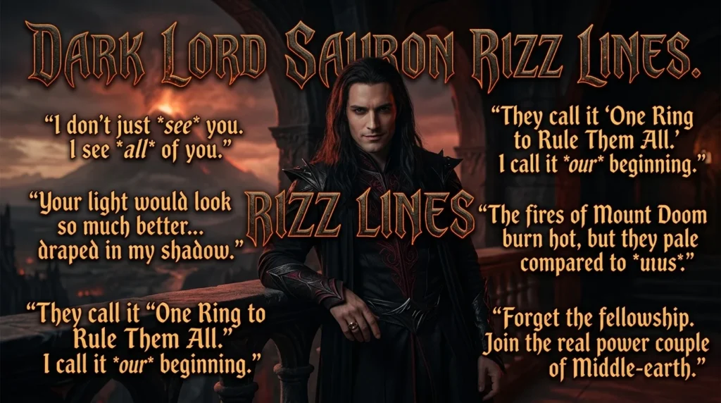 Lord Of The Rings Rizz Lines