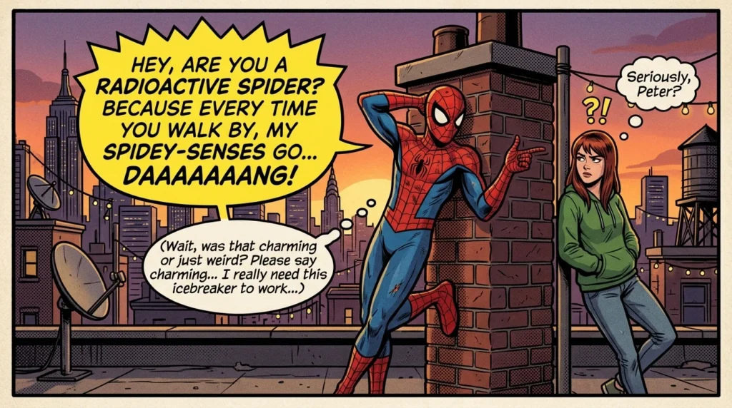 Spiderman Rizz Lines