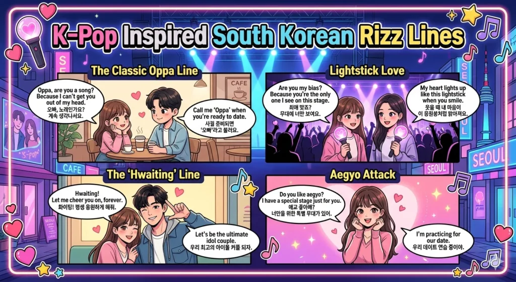 South Korean Rizz Lines