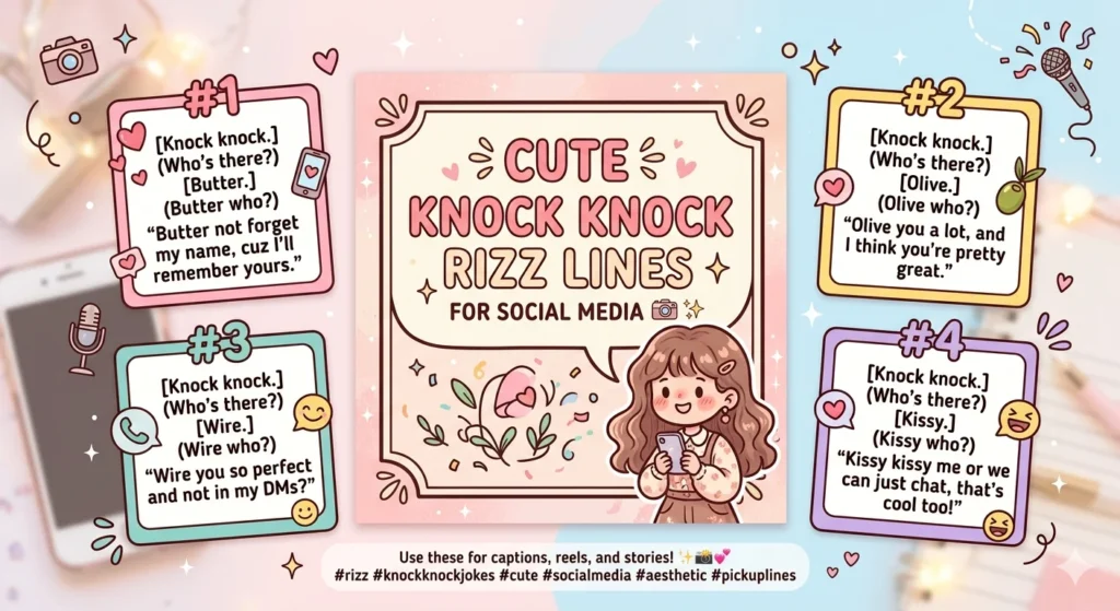Knock Knock Rizz Lines