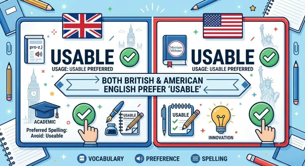 usable vs useable