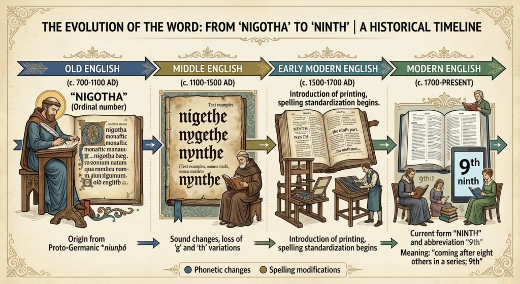 ninth vs nineth