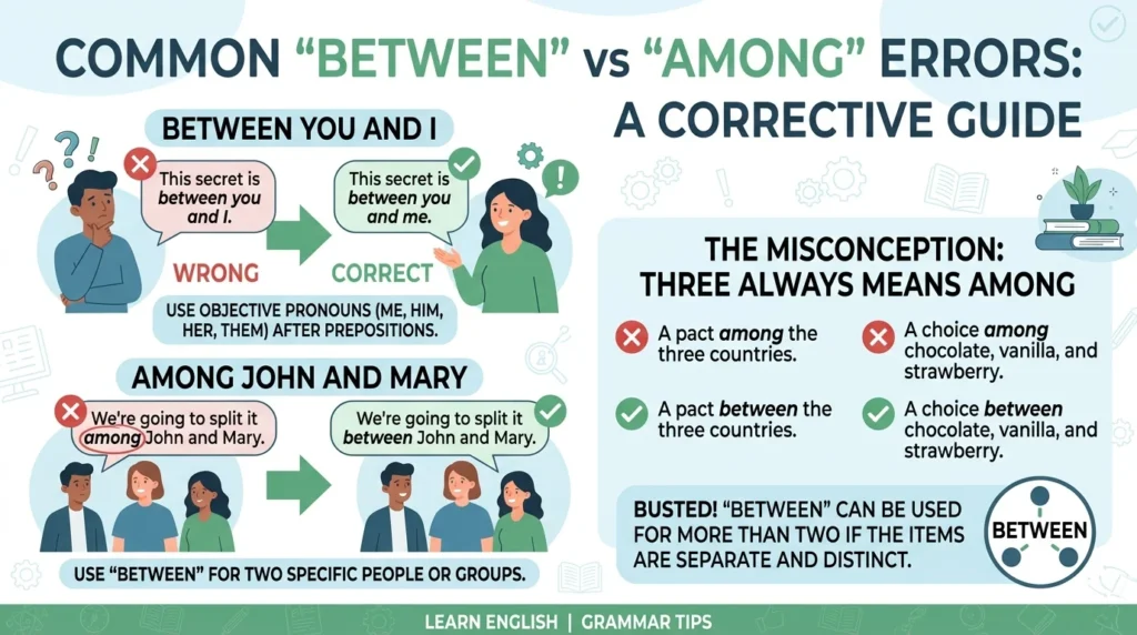between vs among