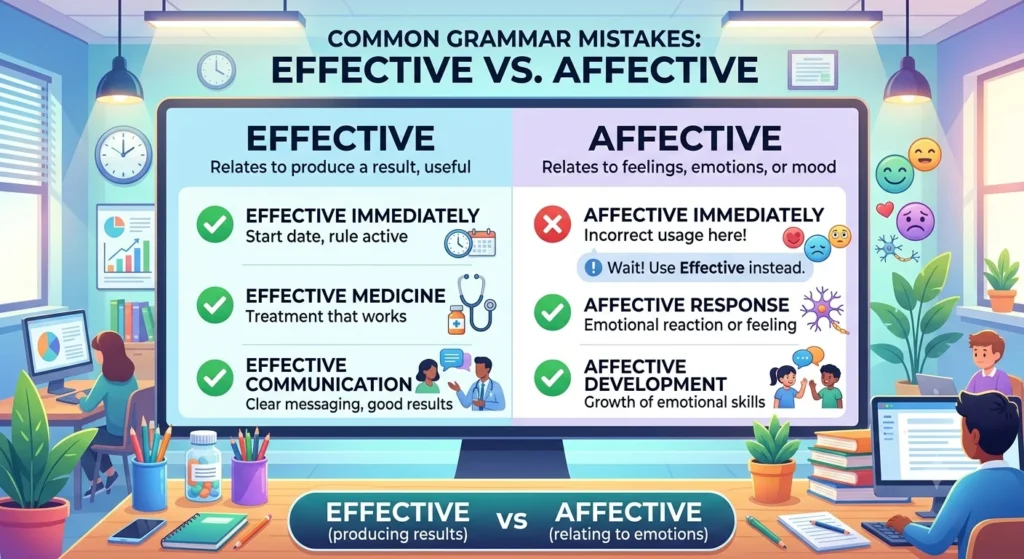 effective vs affective
