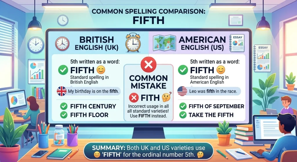 fifth vs fith