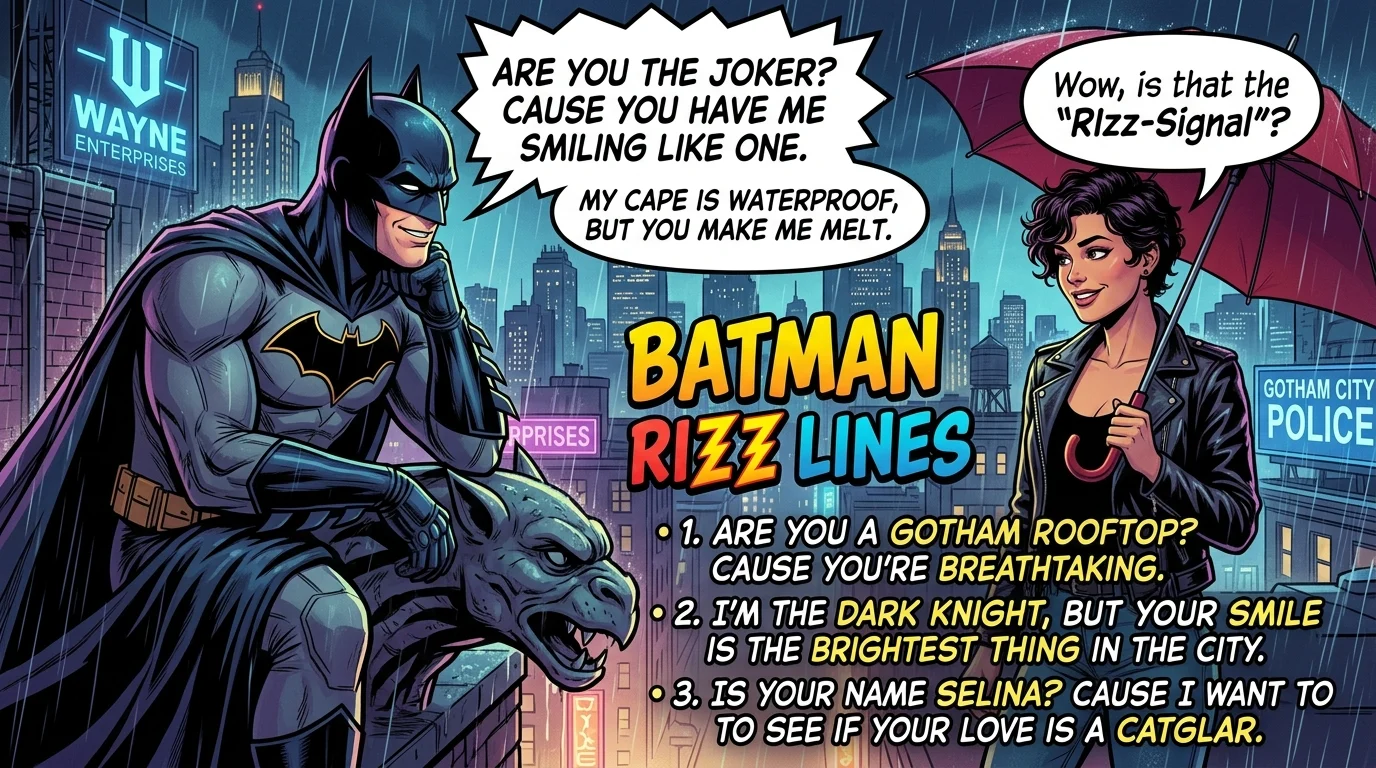 Batman Rizz Lines