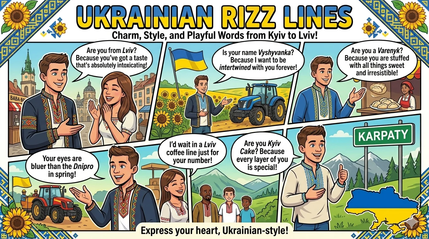 Ukrainian Rizz Lines