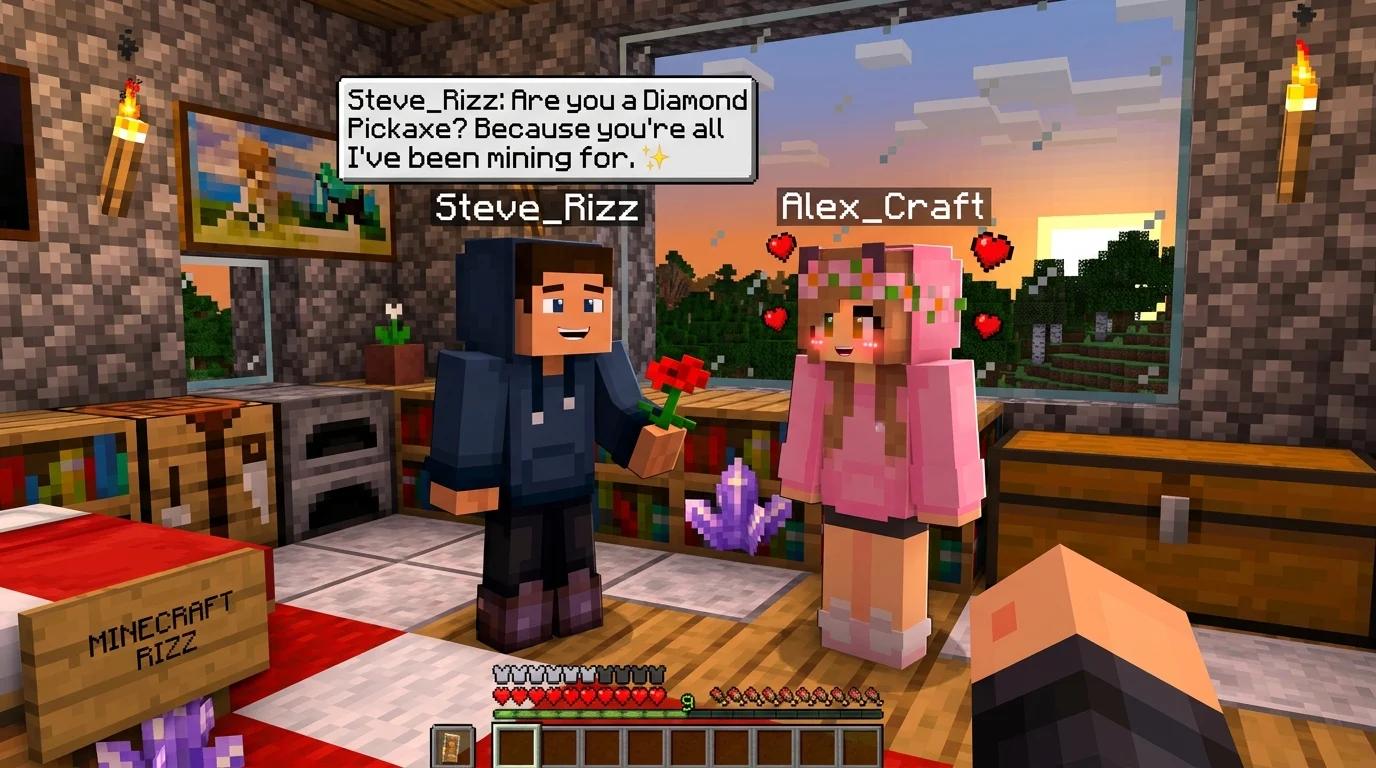 Minecraft Rizz Lines