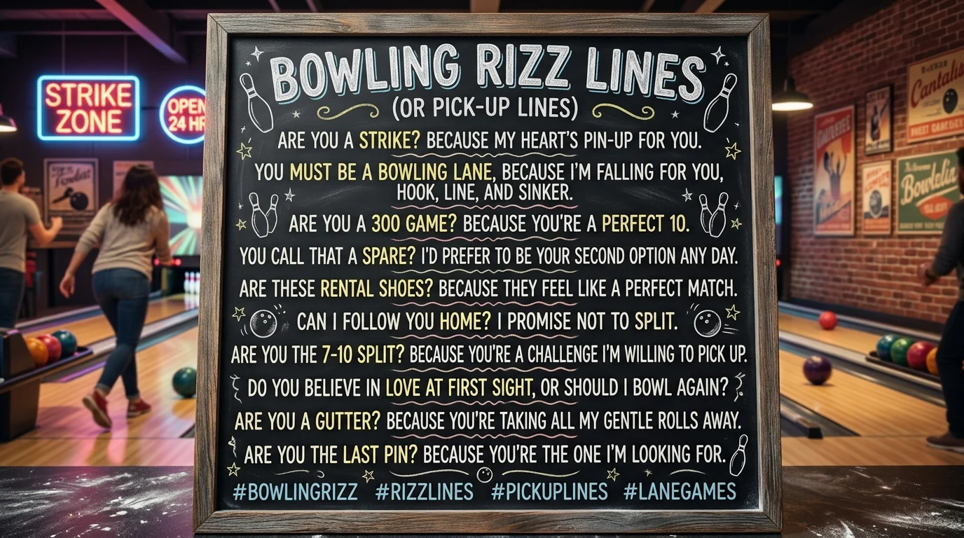 Bowling Rizz Lines