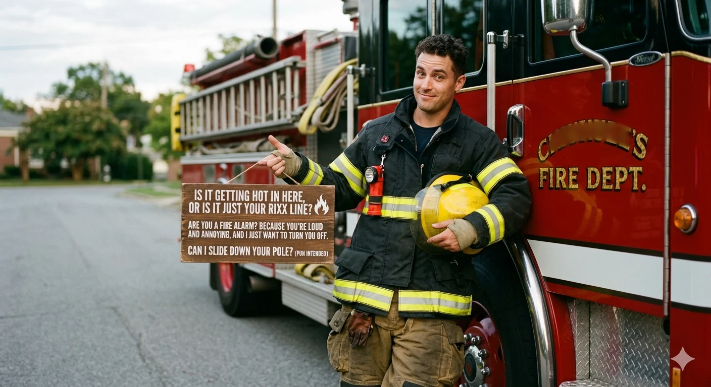 Firefighter Rizz Lines