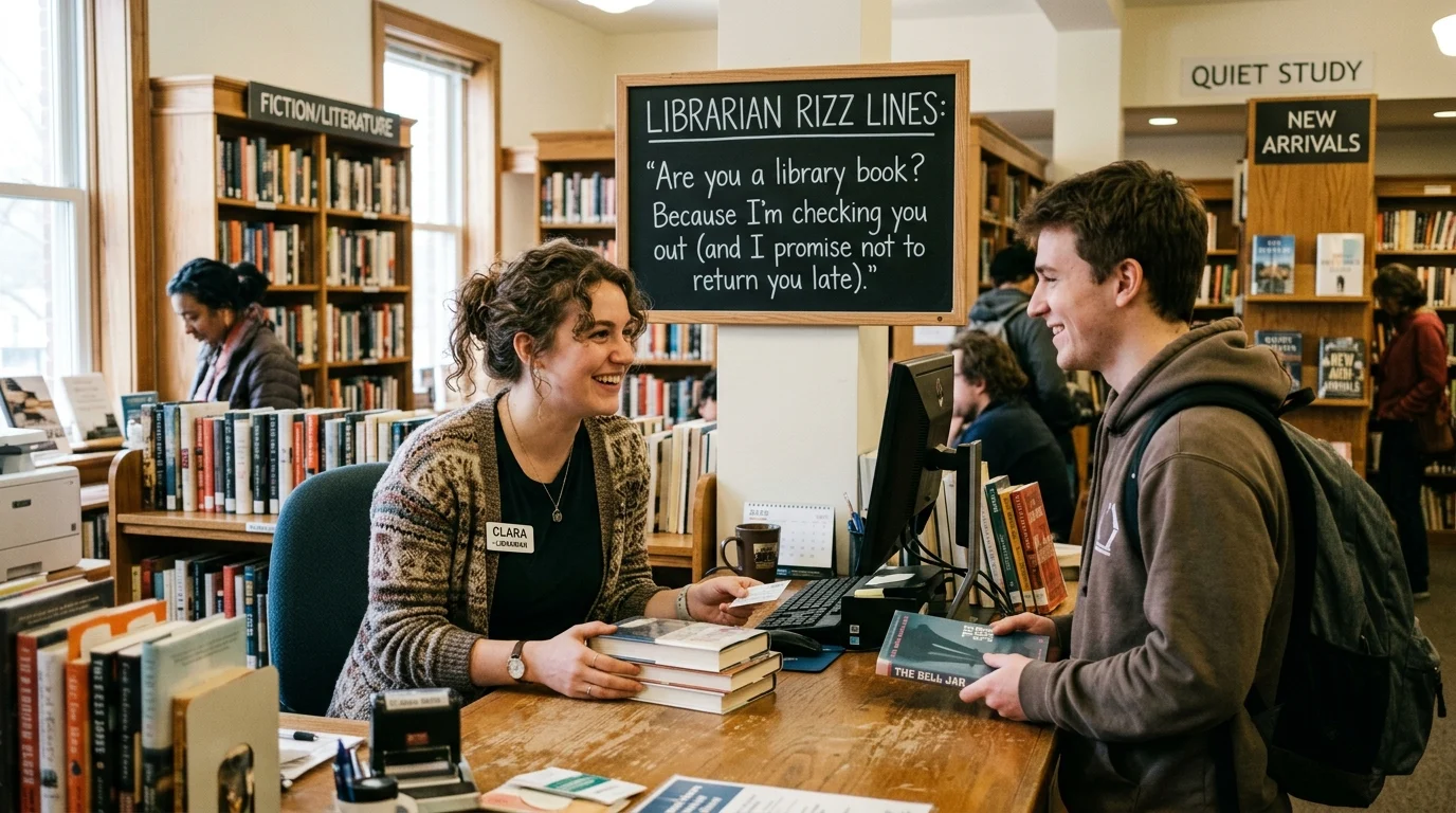 Librarian Rizz Lines