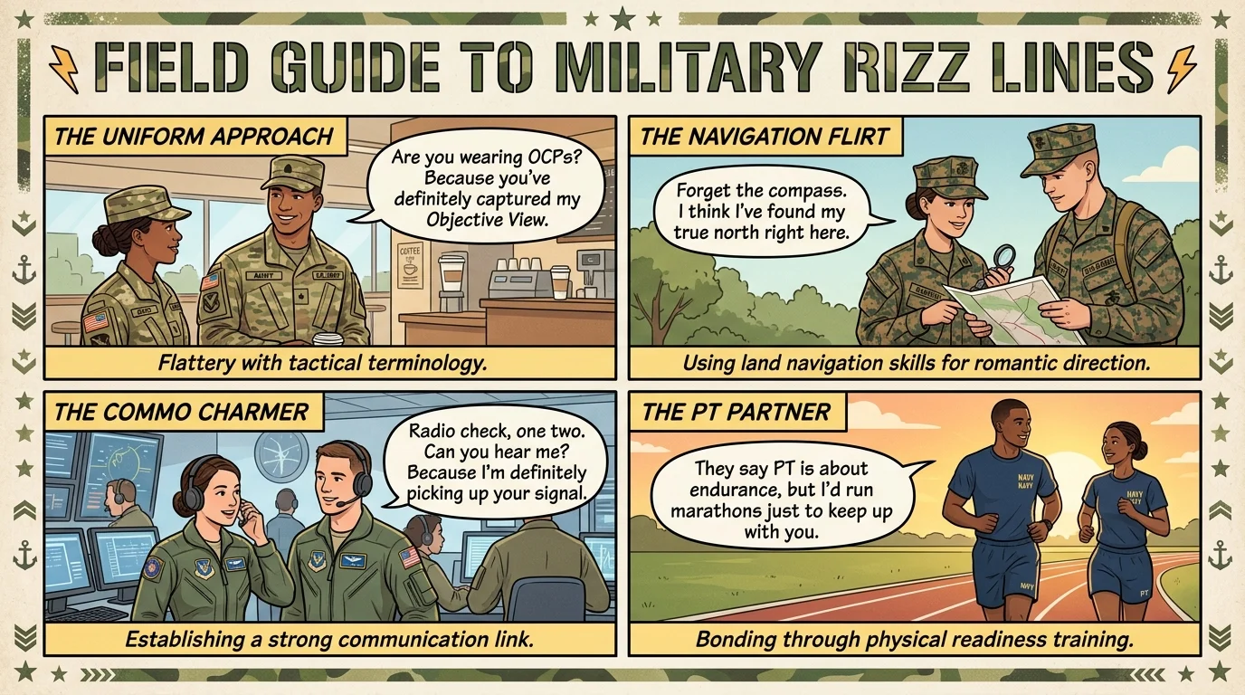 Military Rizz Lines