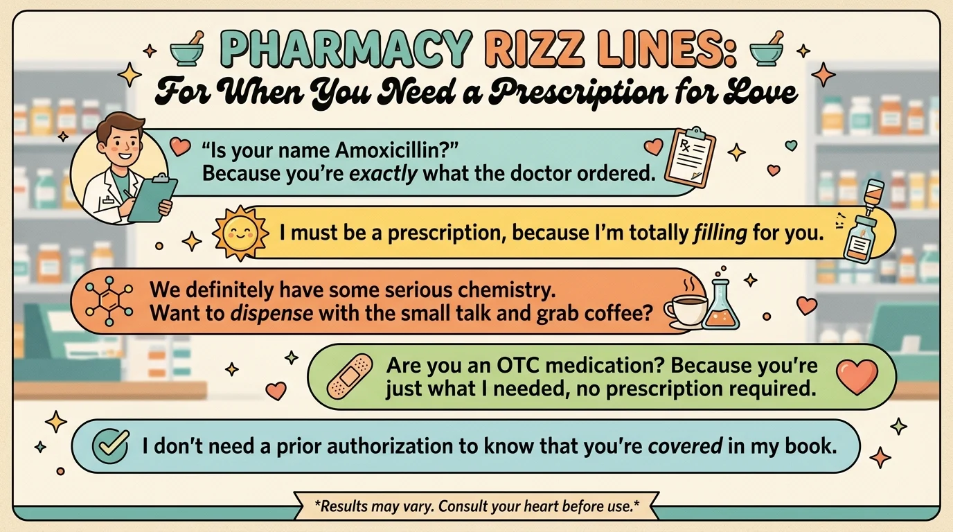 Pharmacy Rizz Lines