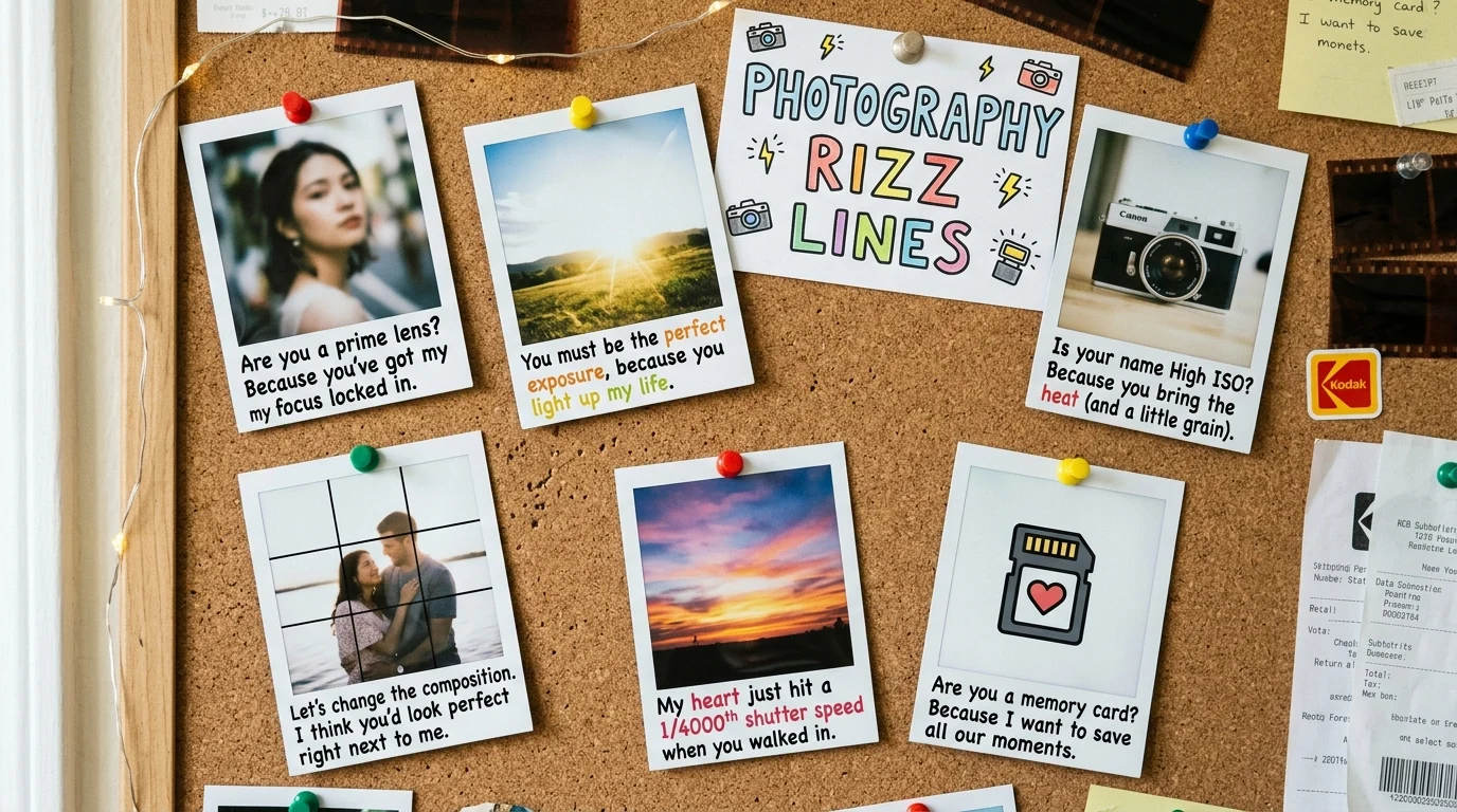 Photography Rizz Lines