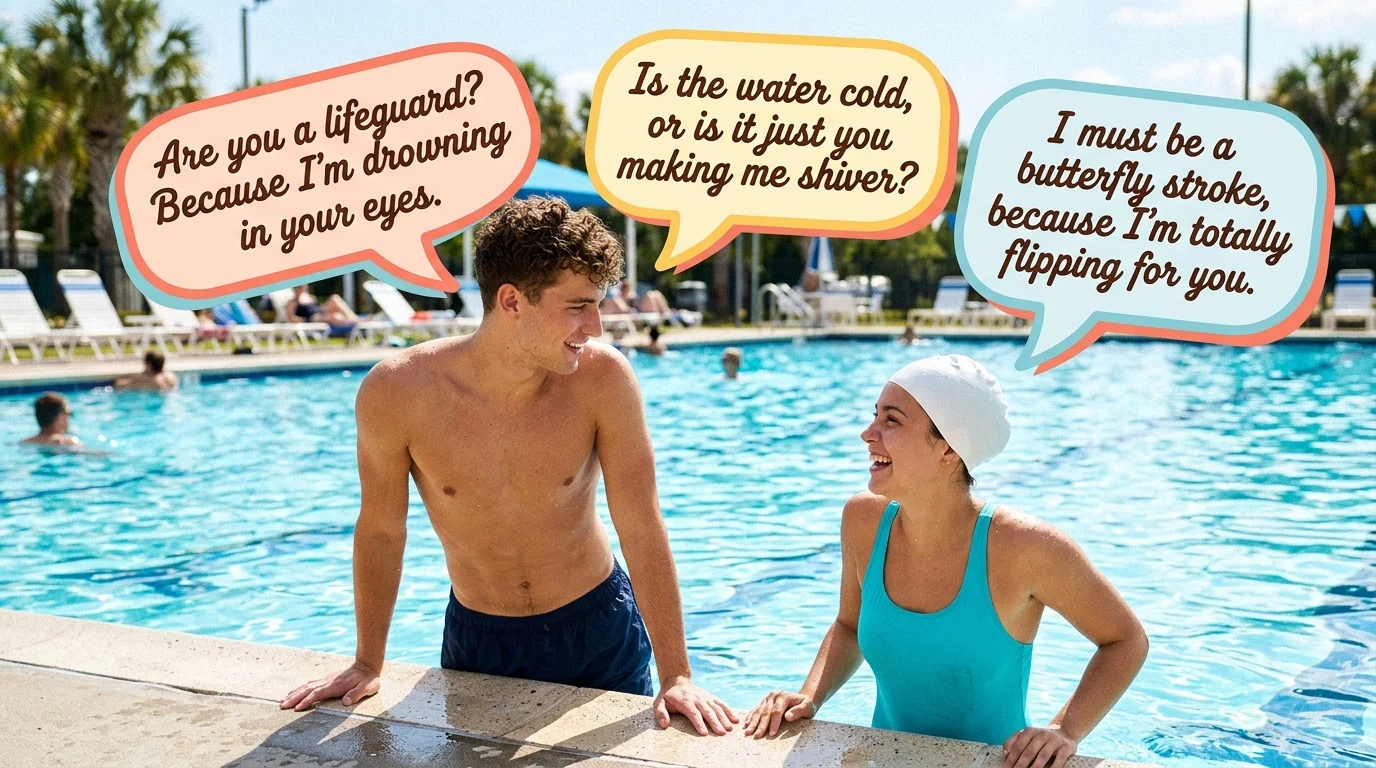 Swimming Rizz Lines