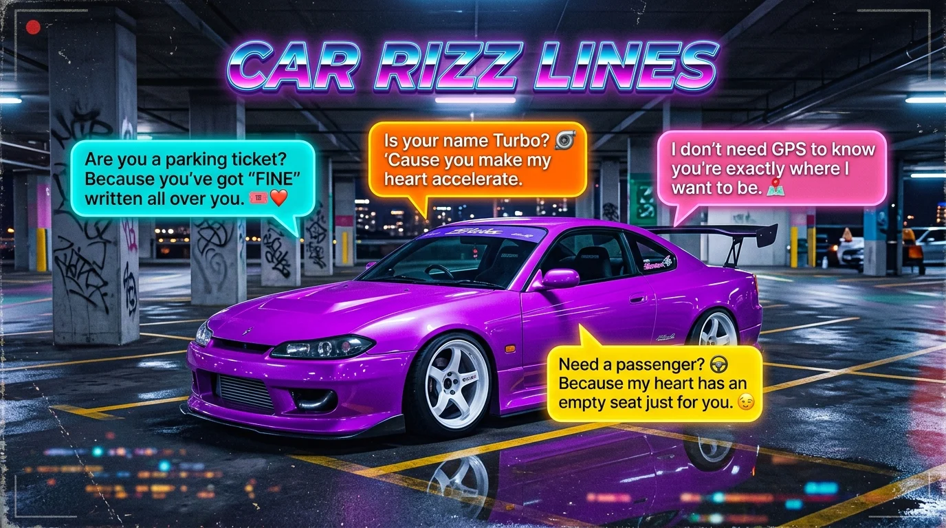 Car Rizz Lines