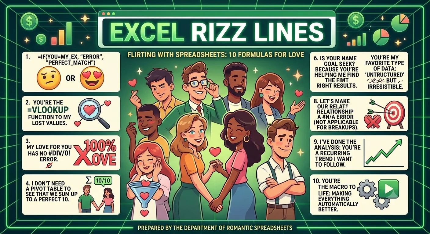 Excel Rizz Lines