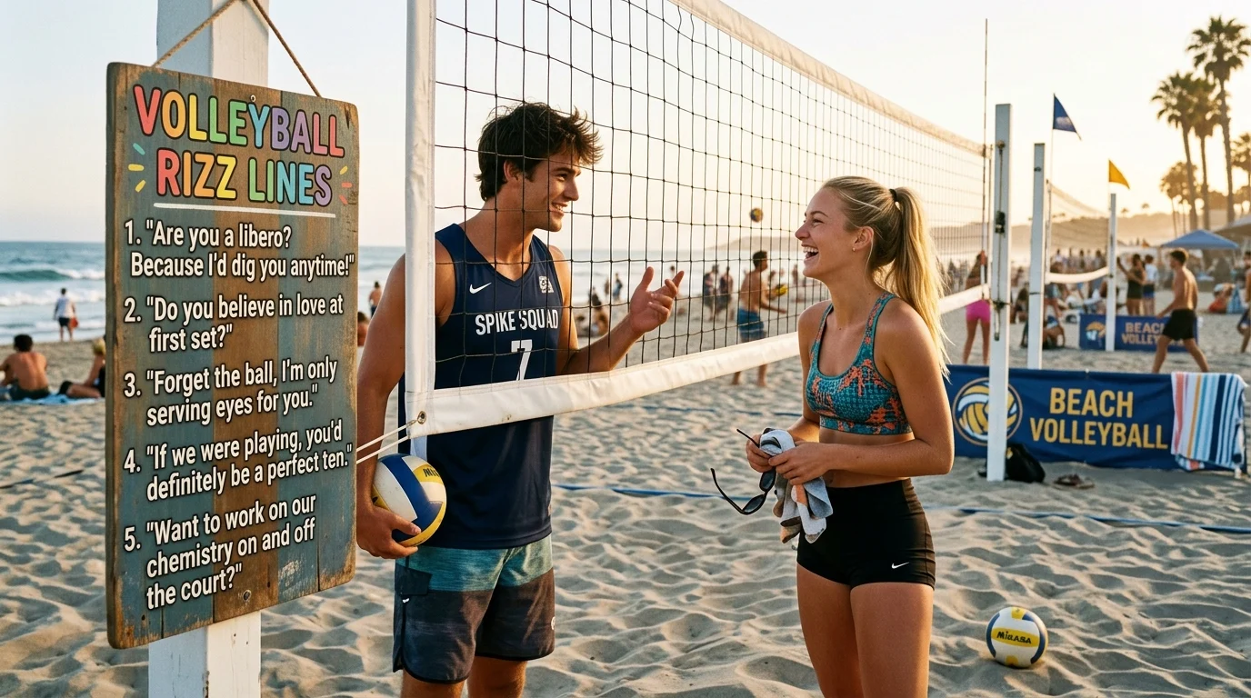 Volleyball Rizz Lines