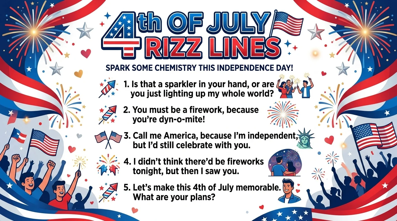 4th Of July Rizz Lines