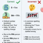 fifth vs fith